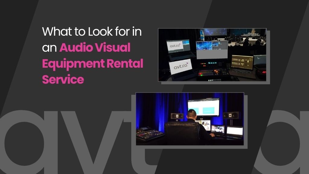 Audio Visual Equipment Rental Service